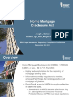 Home Mortgage Disclosure Act: Joseph L. Barloon Skadden, Arps, Slate, Meagher & Flom LLP