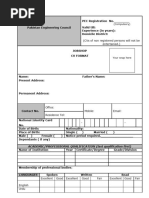 Pakistani CV Format Template | PDF