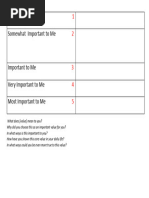Values Worksheet for Kids | PDF