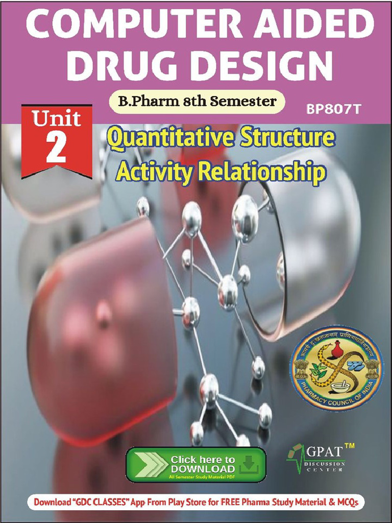 Unit-2 Quantitative Structure Activity R | PDF