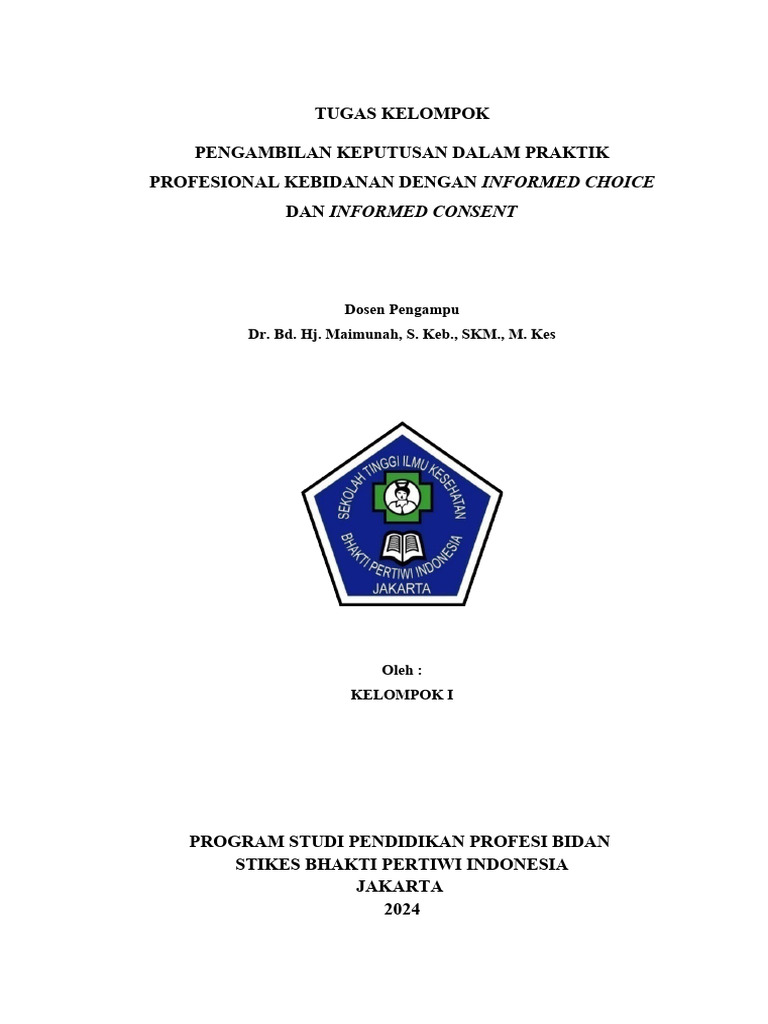 Keputusan Informed Choice dalam Kebidanan | PDF