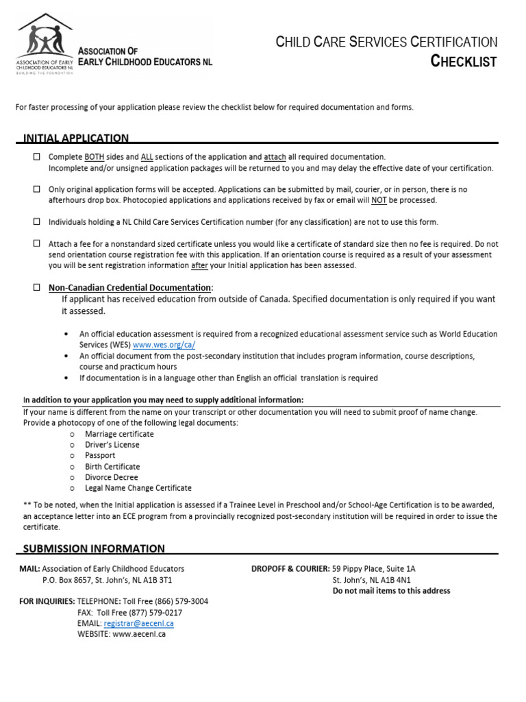 Initial Application 2023 | PDF | Mail | Email Address