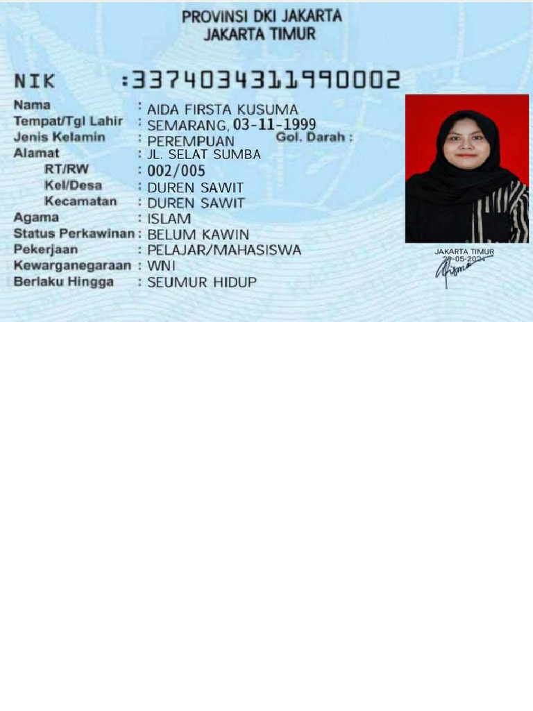 KTP Aida Firsta | PDF