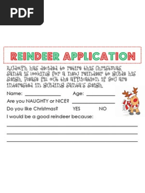 My Reindeer Application