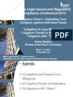 MBA's Legal Issues and Regulatory Compliance Conference 2010