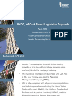 HVCC, Amcs & Recent Legislative Proposals
