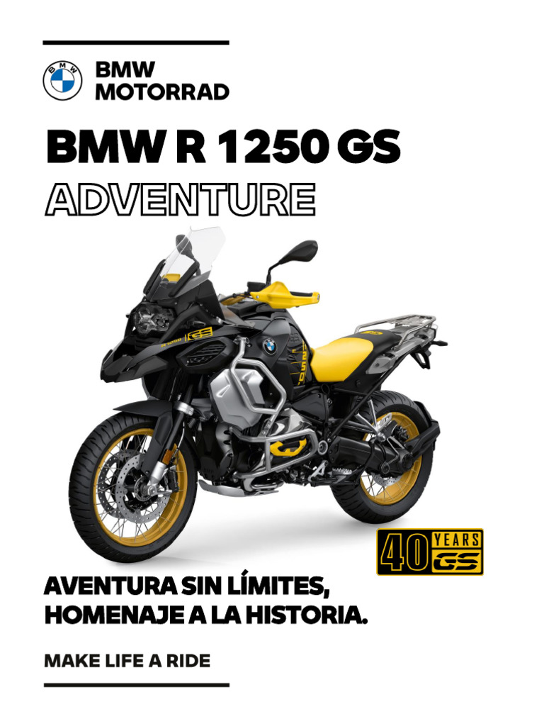 Ficha Tecnica R 1250 GS ADVENTURE 2021 | Descargar gratis PDF | Eje | BMW