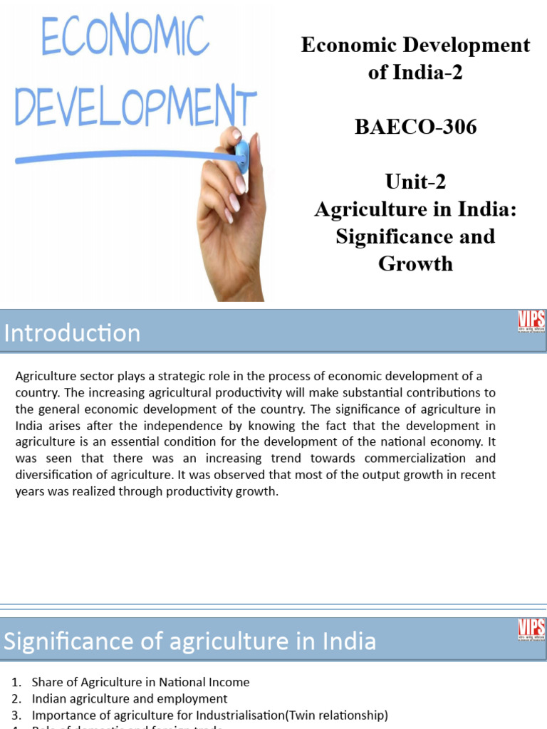 Agriculture Growth | PDF | Agriculture | Green Revolution