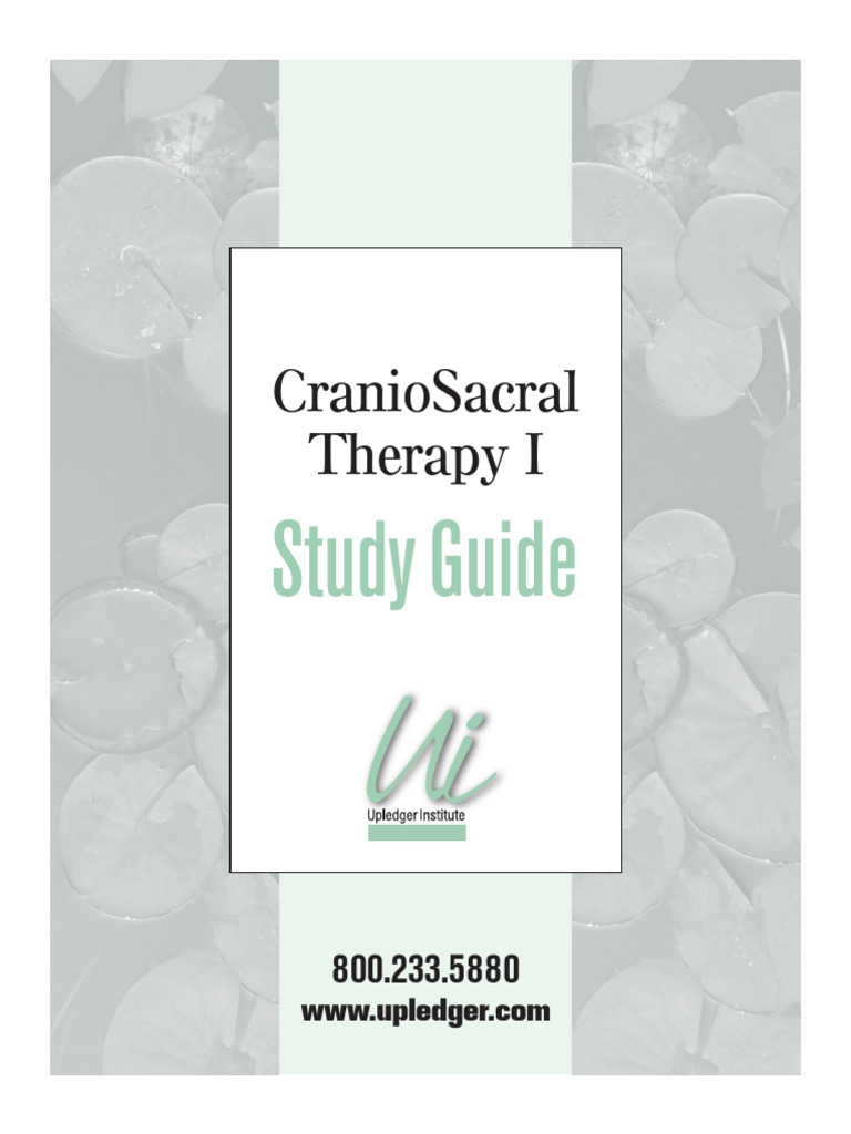 CranioSacral Therapy - Study Guide | PDF | Pulse | Psychotherapy