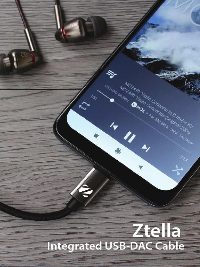 Zorloo Ztella USB-DAC Brochure (A4) v8 | PDF | Digital Audio | Headphones