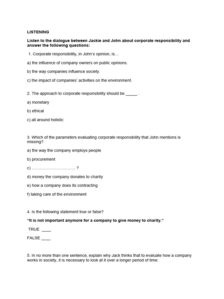 BEN3 Test 2 Students Version 1 | PDF | Business