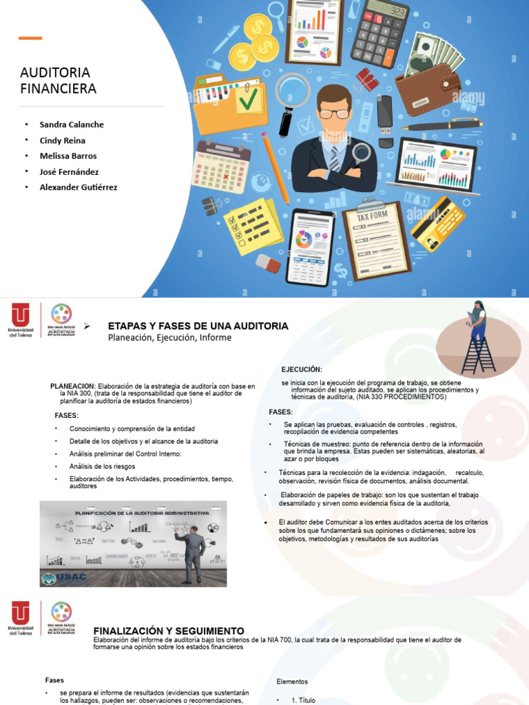 Etapas de una Auditoría Financiera | PDF | Auditoría | Contralor