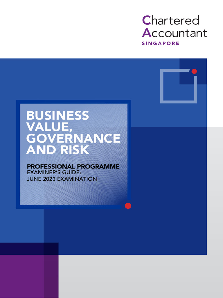 June+2023+BG+Examiner 27s+guide | PDF | Supply Chain | Valuation (Finance)
