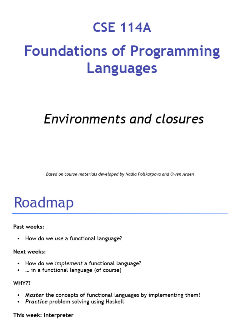 6 Env | PDF | Scope (Computer Science) | Computing