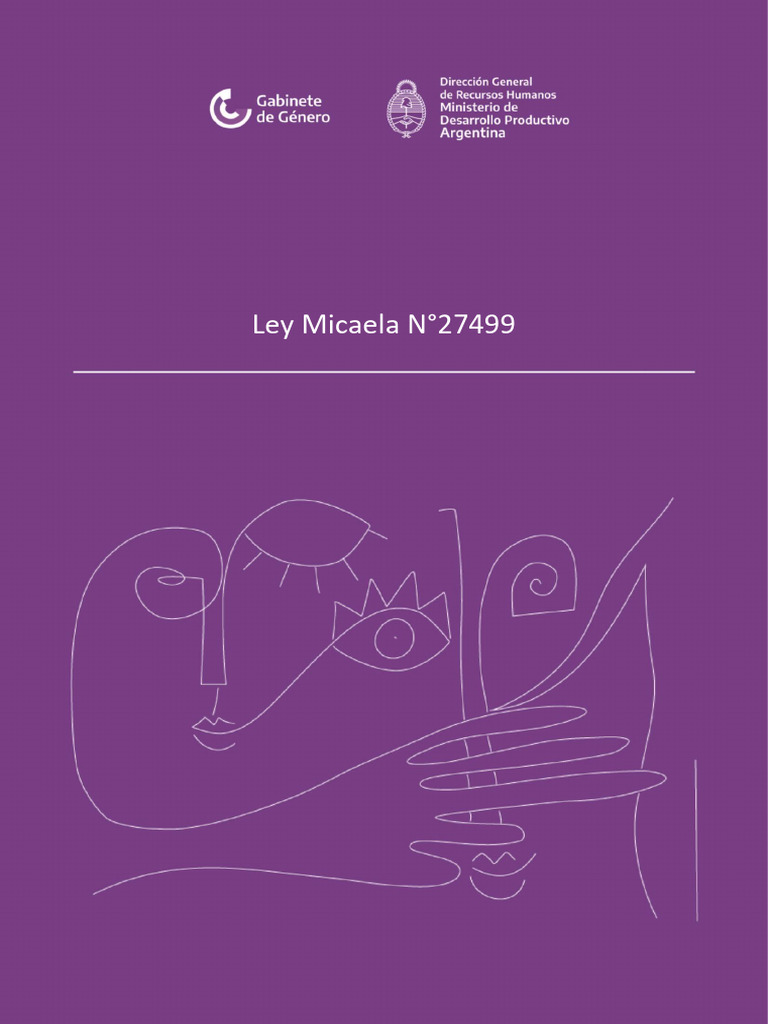 Cuadernillo 2023 ley micaela cohorte 2 23 pdf la violencia