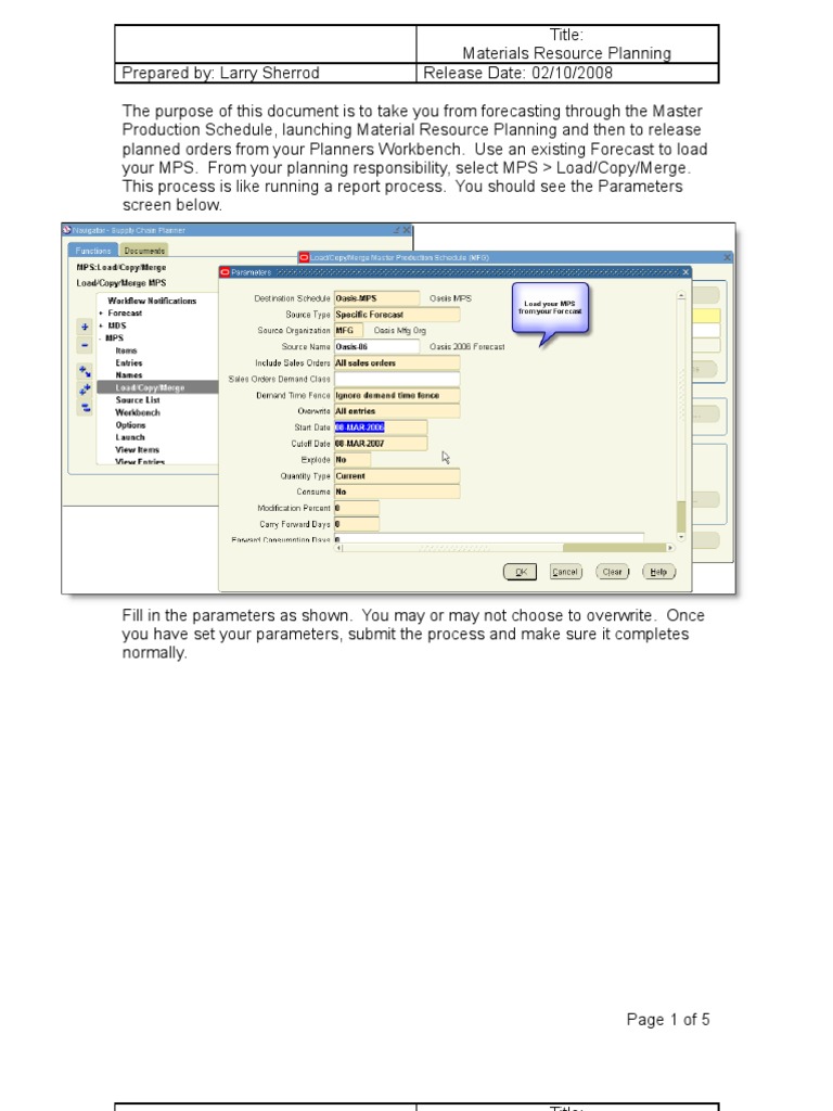 MRP Oracle Areas Of Computer Science Information Technology Management