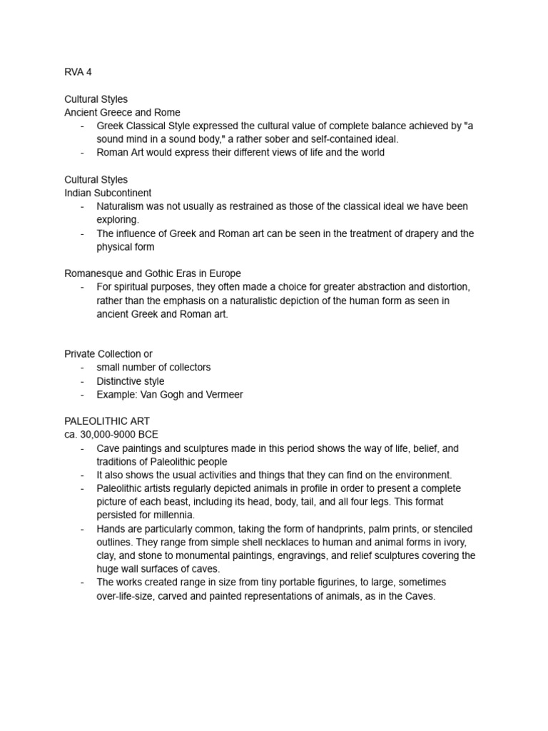 Rva 4 Pdf Sculpture Realism Arts