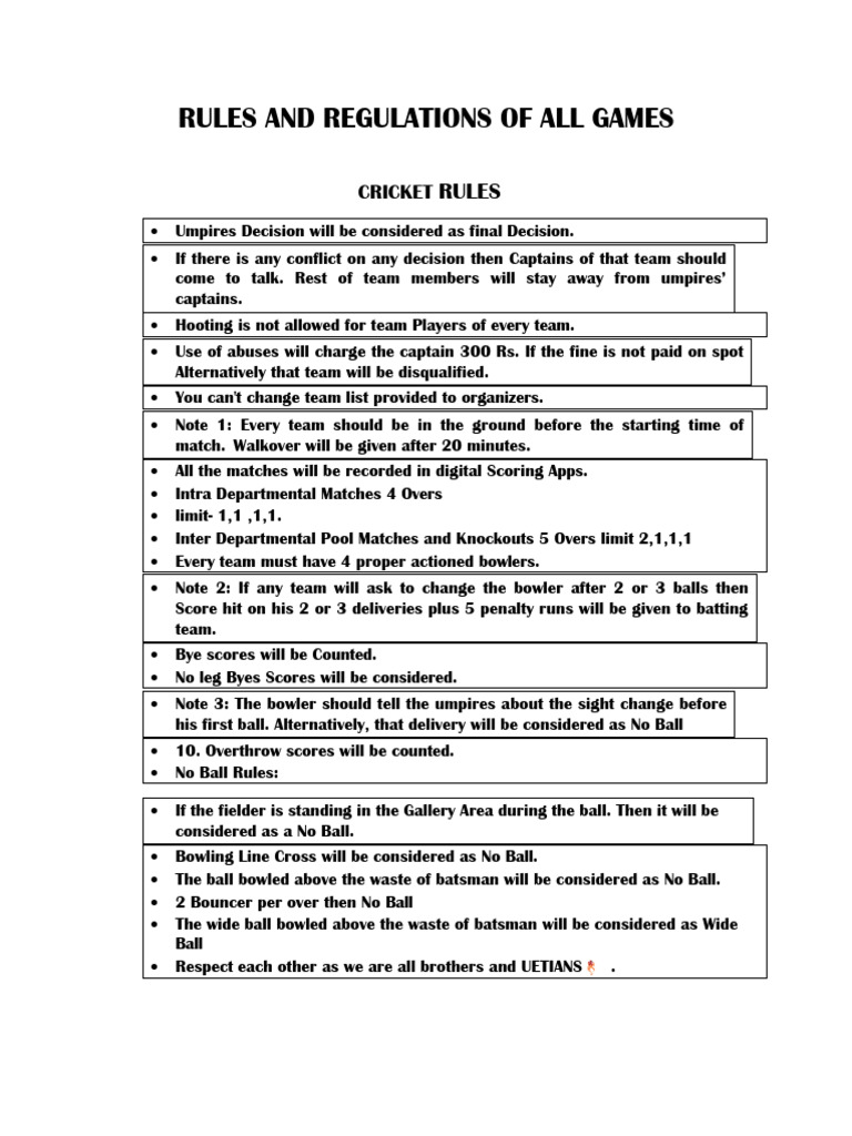 Rules And Regulations Of All Games Pdf Volleyball Track And Field