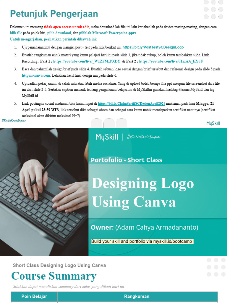 Mini Task: Desain Logo Menggunakan Canva | PDF