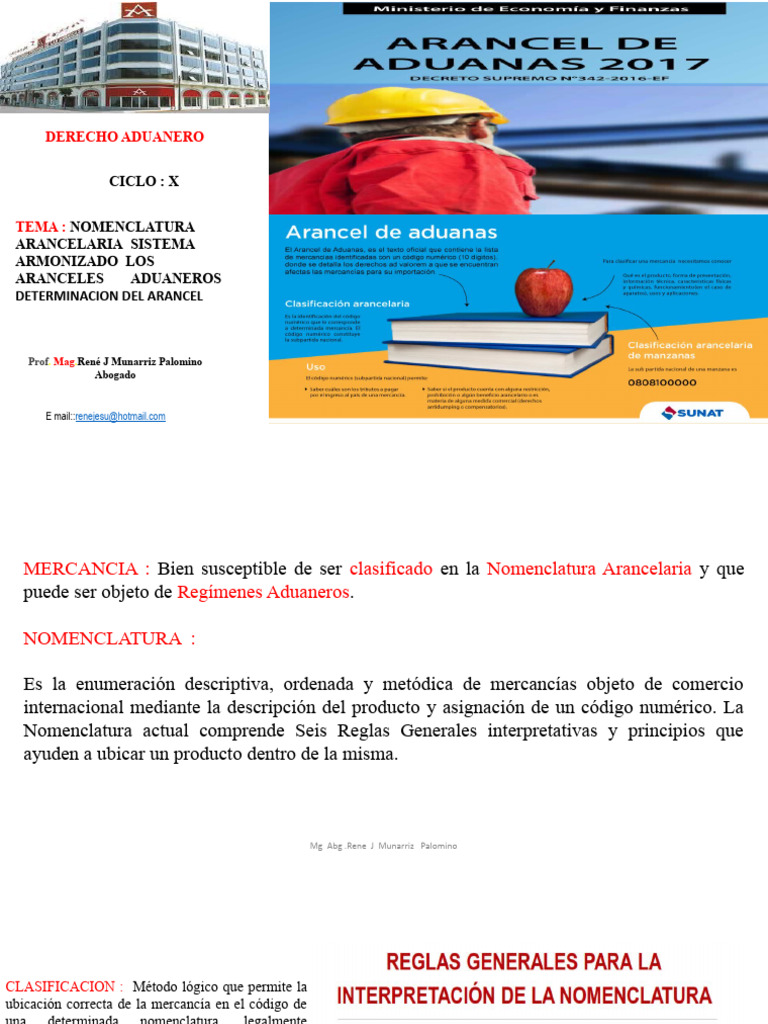 13 Ava Lecc Arancel Aduanero Peruano Y Su Determinacion Pdf Aduana