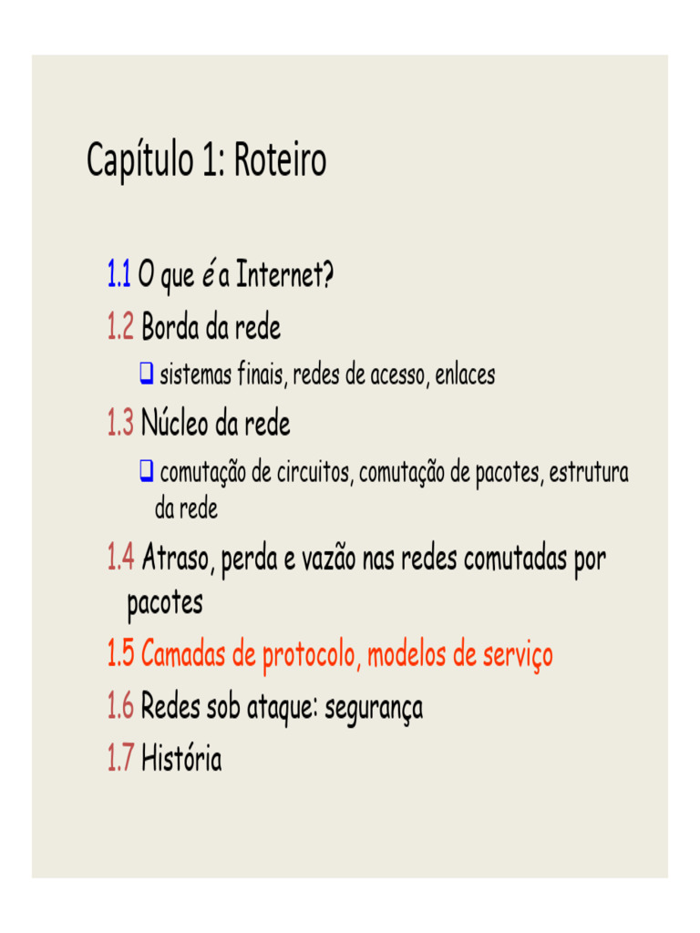 Estrutura e Camadas das Redes de Internet | PDF | Rede de computadores ...