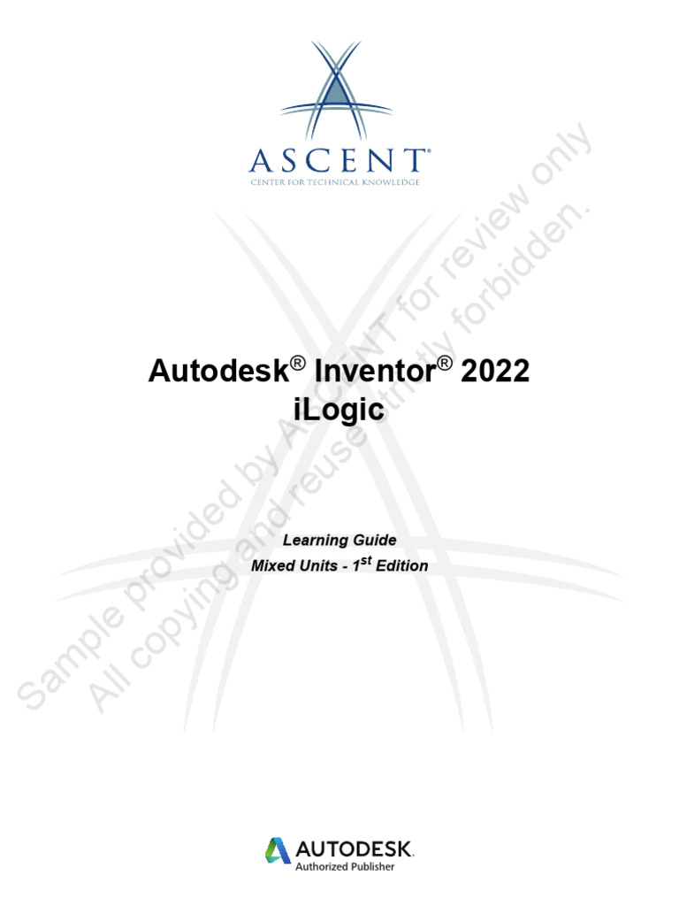 Inventor 2022 Ilogic | PDF | Autodesk | Computing