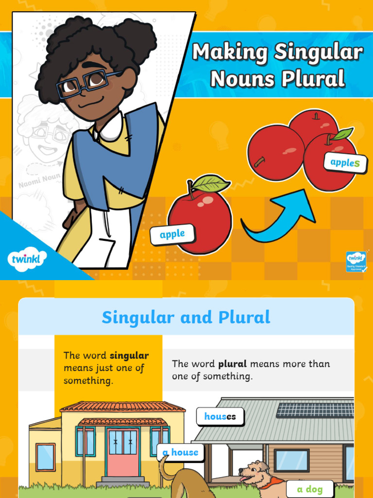 Singular and Plural Nouns Guide | PDF | Plural | Grammatical Number