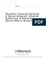 CBS CDN Imported Surgical and Dental Allograft Allograft Substitute and Acellular Dermal Matrix Study 2010