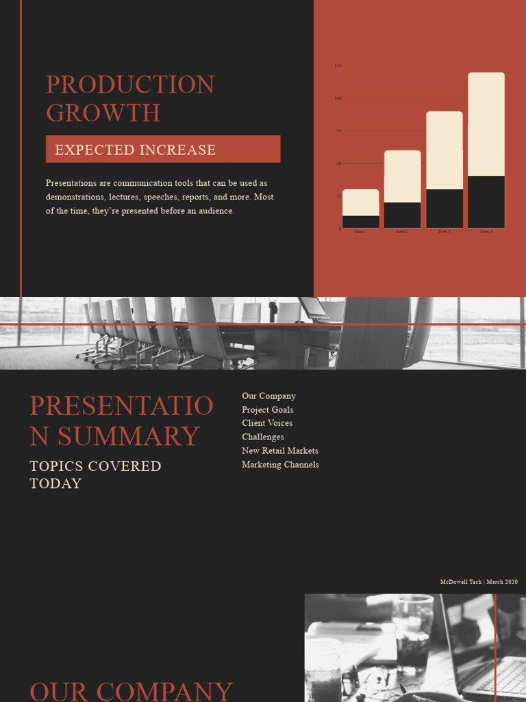 Black and Orange Marketing Plan Presentation | PDF | Lecture | Retail