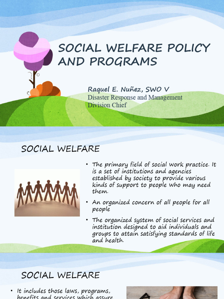 Social Welfare Policies and Programs Overview | PDF | Welfare | Child Abuse