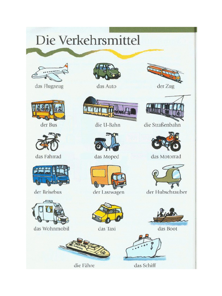 Verkehrsmittel 7 Buchstaben