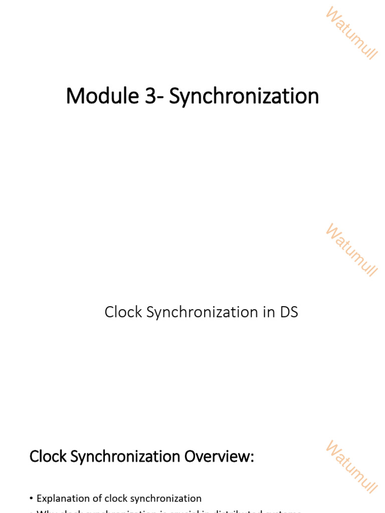 Module 3 For Students | PDF | Distributed Computing | Process (Computing)
