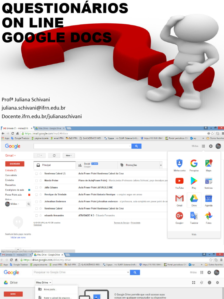 Como Criar Questionários no Google Docs | PDF