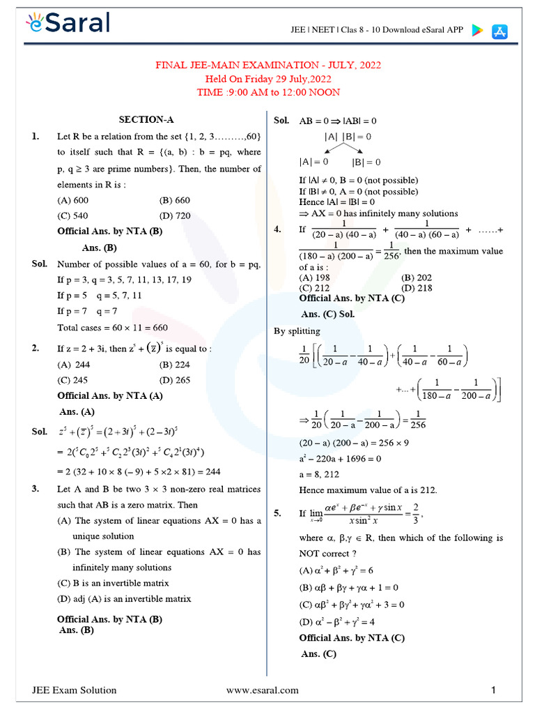 17446-29-07 Morning Maths 2022 | PDF | Tests | Standardized Tests