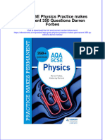 Instant Download Ebook of Aqa Gcse Physics Practice Makes Permanent 350 Questions Darren Forbes Online Full Chapter PDF