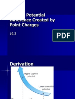 19-3 Electric Potential Difference Created by Point Charges