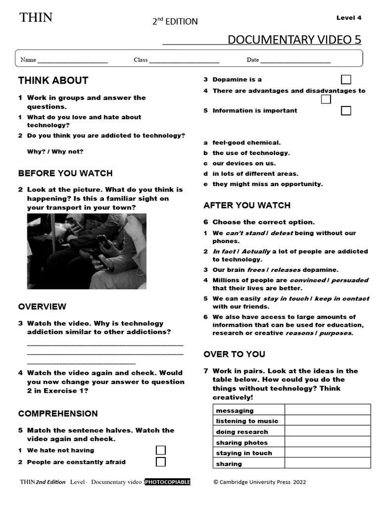 Understanding Technology Addiction | PDF | Career & Growth | Games ...