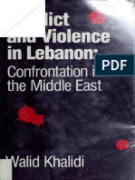 (Harvard Studies in International Affairs 38) Walid Khalidi - Conflict and Violence in Lebanon_ Confrontation in the Middle East-The Center for International Affairs, Harvard University (1979)