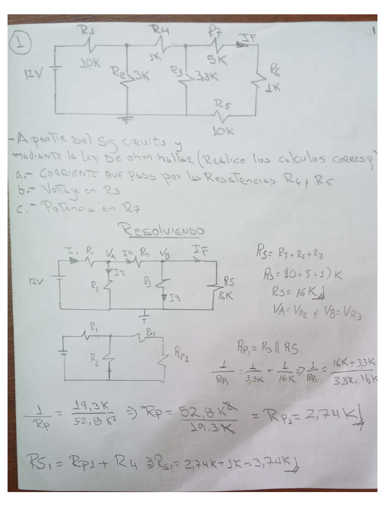 Circuitos Resueltos | PDF