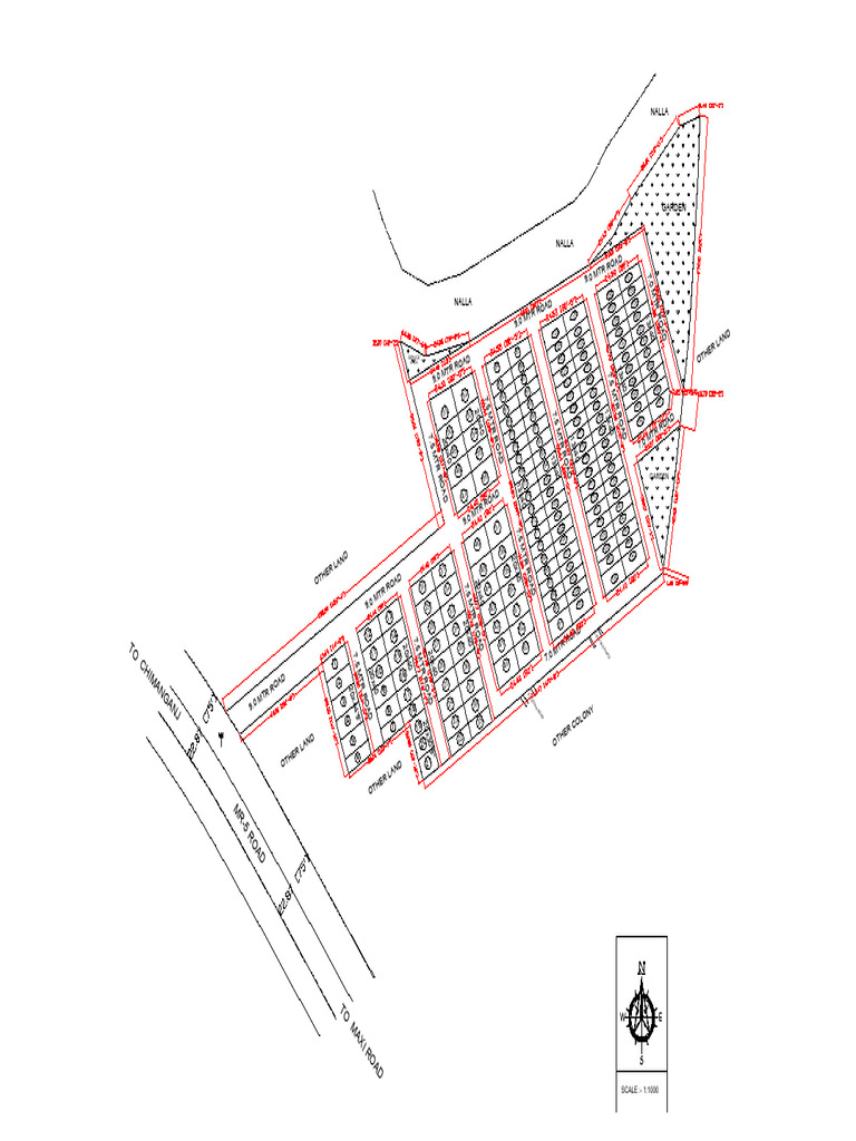 Garden Road Layout and Dimensions | PDF