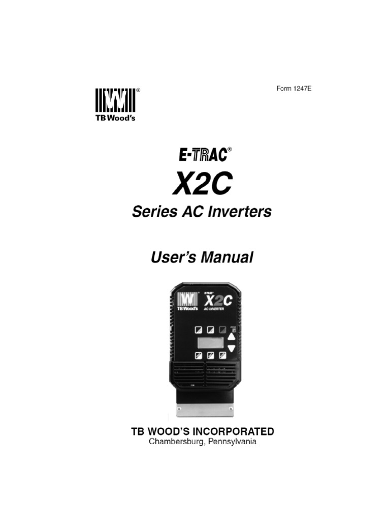 X2C Series AC Inverters User's Manual - Manualzz | PDF