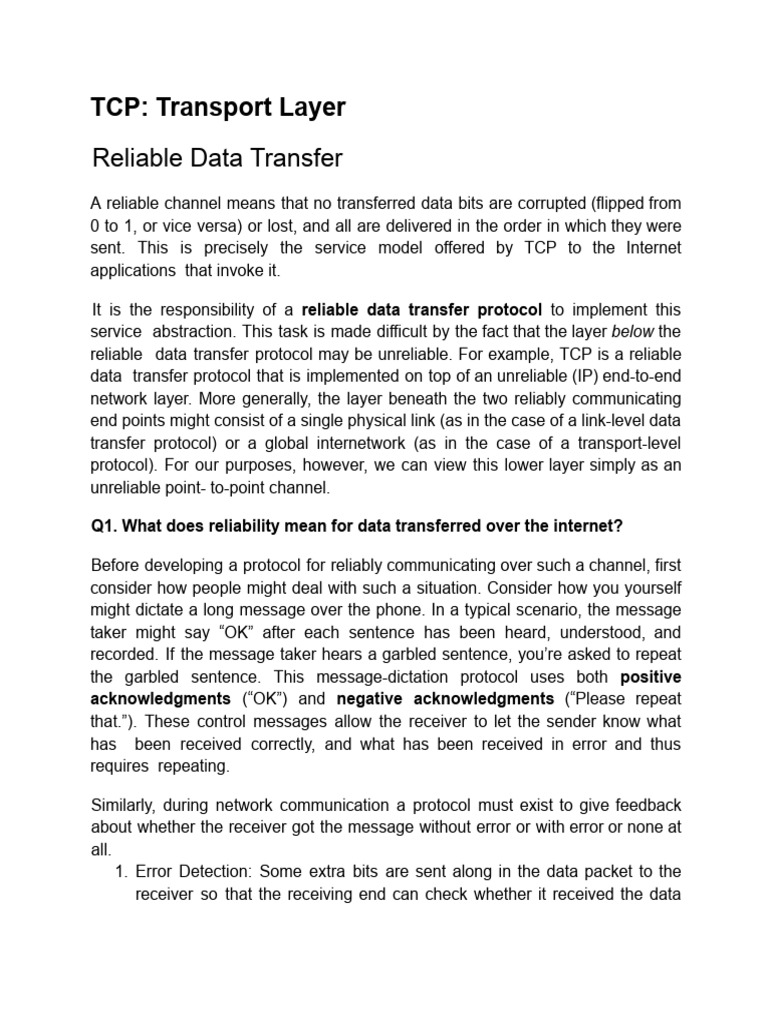Tcp 01 Pdf Transmission Control Protocol Network Packet