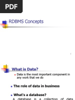 RDBMS Concepts