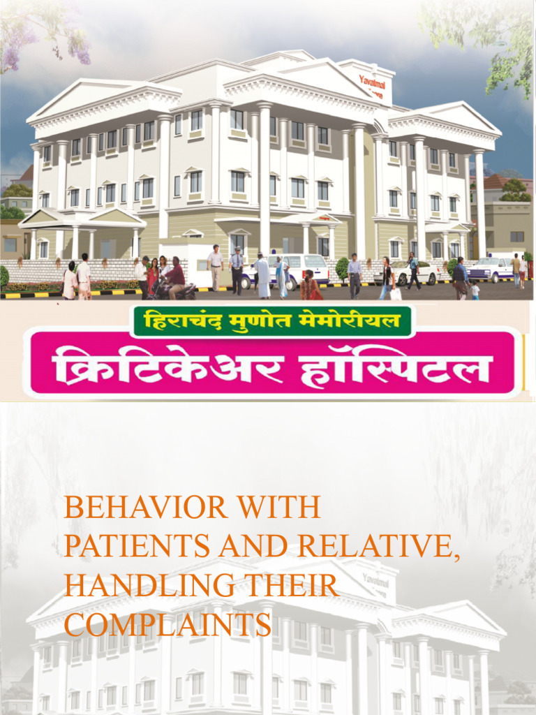 Complaint Handling Pdf Patient Social Psychology