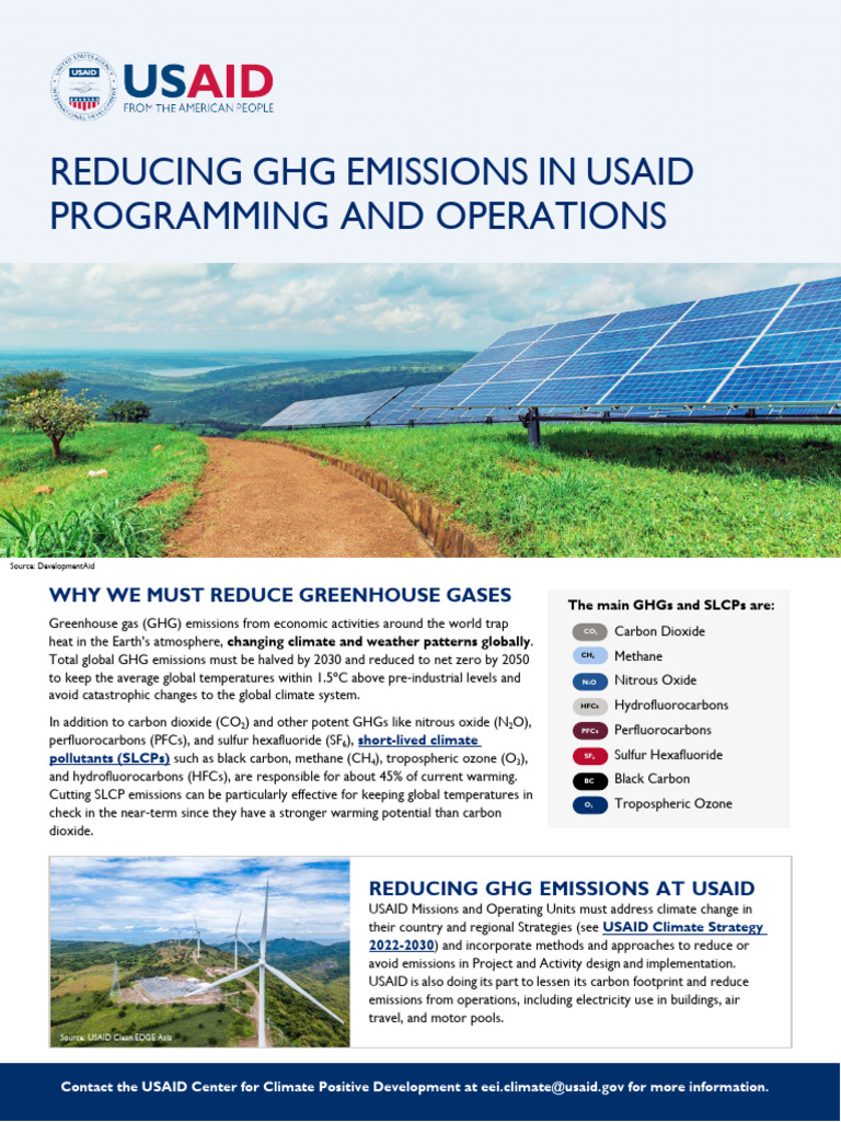 USAID GHG Emission Reduction Strategies | PDF | Agriculture ...