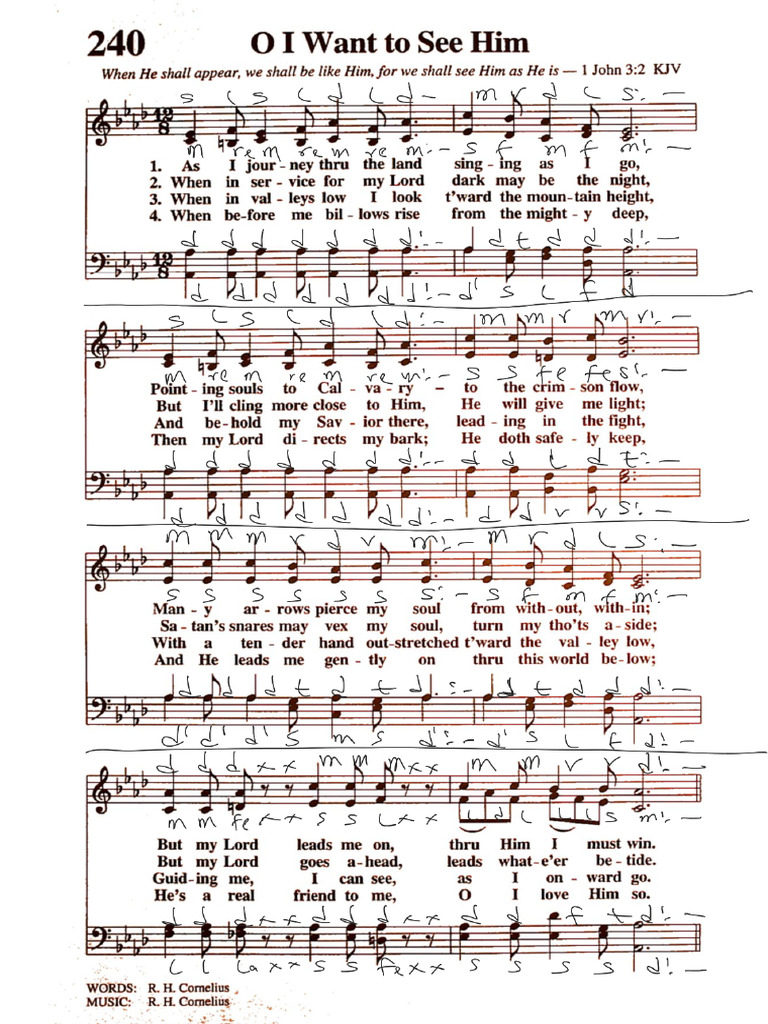 As I Journey Through The Land I Want To See Jesus Tonic Solfa PDF