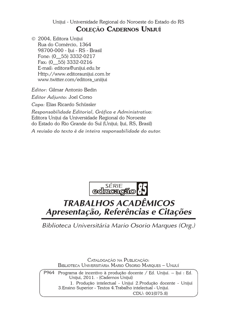 Como Fazer Citacoes Referencia Pdf Citação Brasil