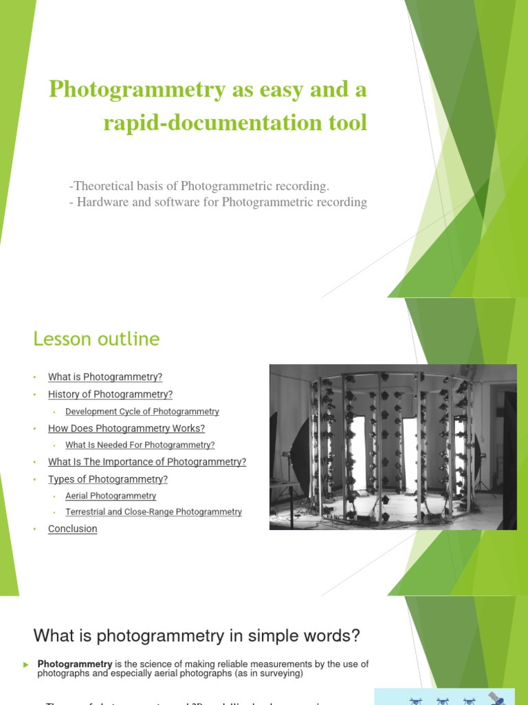 2 Theme Photogrammetry As Easy and A Rapid Documentation Tool | PDF | 3 ...