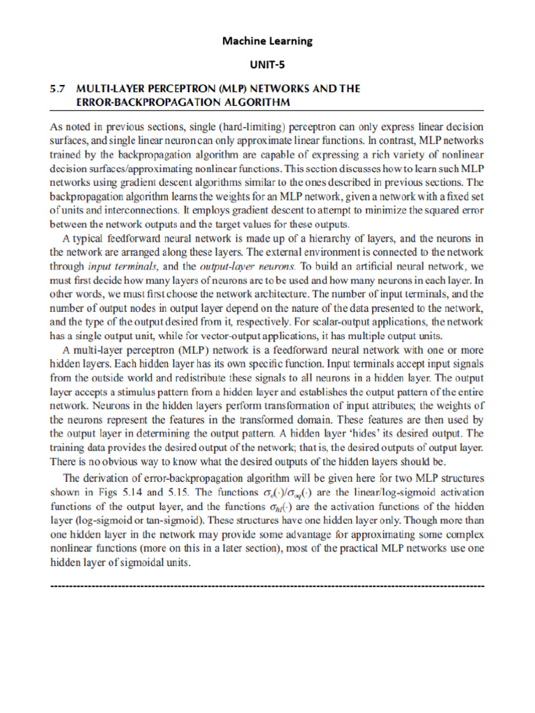 Machine Learning Unit 5 Pdf