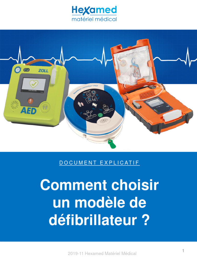 Choisir un défibrillateur adapté PDF Réanimation cardiopulmonaire — free download
